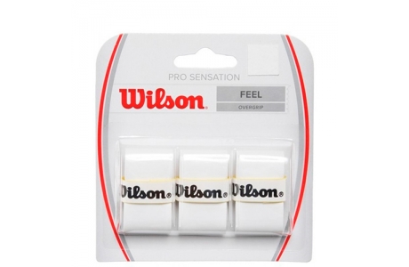 Намотка Wilson Pro Overgrip  Sensation Белая 3 штуки