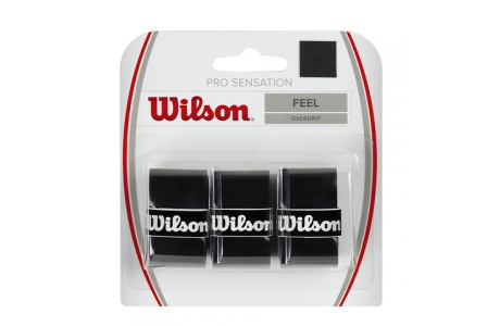 Намотка Wilson Pro Overgrip  Sensation Черная 3 штуки
