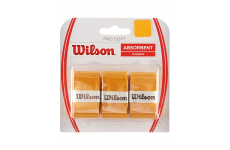 Намотка Wilson Pro Soft Overgrip Желтая 3 штуки