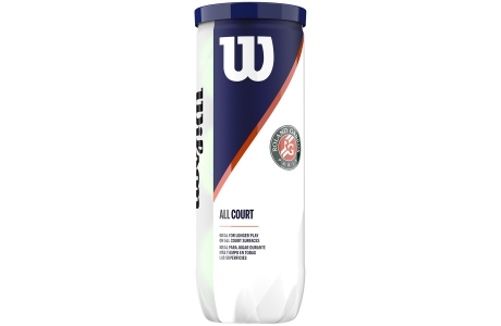 Теннисные мячи Wilson Roland Garros All Court (3 шт. в упак.)