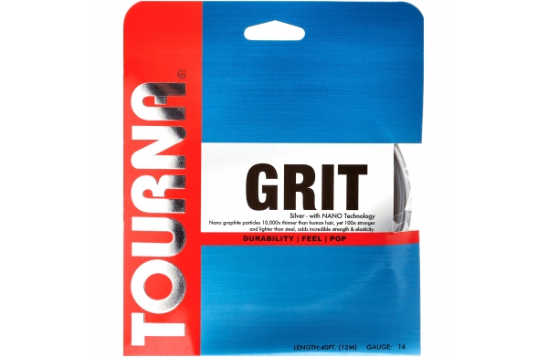 Теннисная струна Tourna GRIT (12,2 м) серый