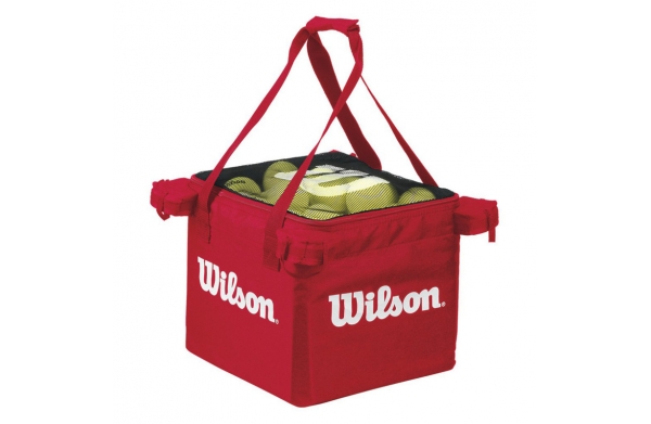 Сумка для мячей Wilson Teaching Cart, 150 мячей, красный