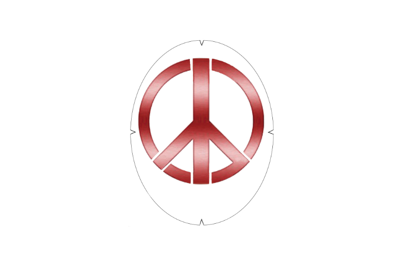 Трафарет для ракетки Unique Peace