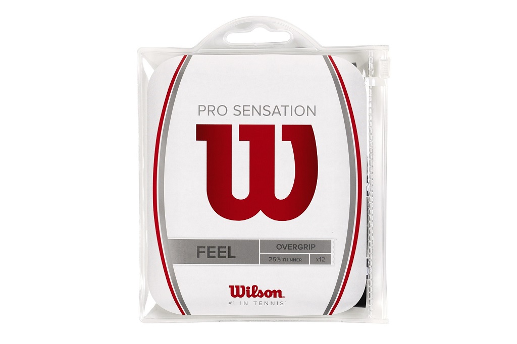 Намотка Wilson Pro Overgrip Sensation Черная 12 штук