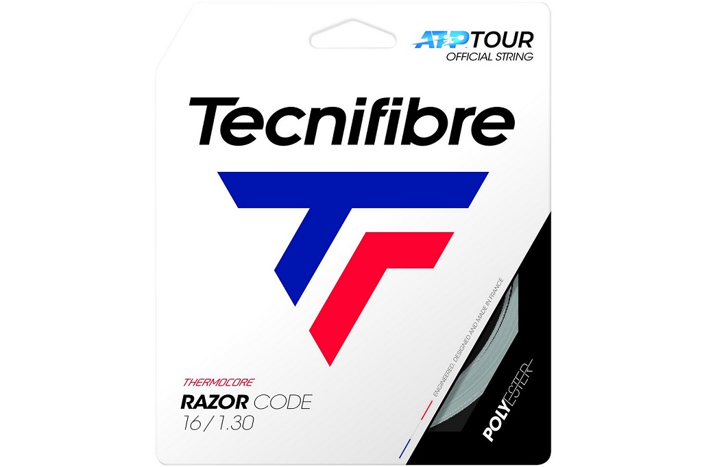 Теннисная струна Tecnifibre Razor Code (12,2 м), темно-серый