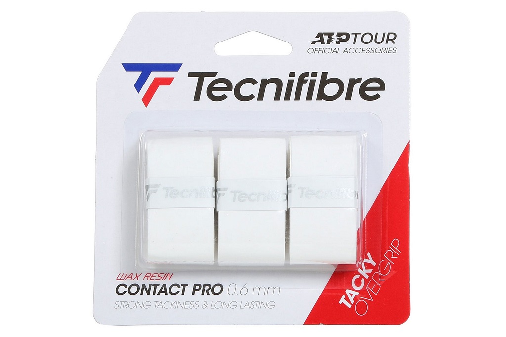 Намотка Tecnifibre Contact Pro White 3 штуки (белый)
