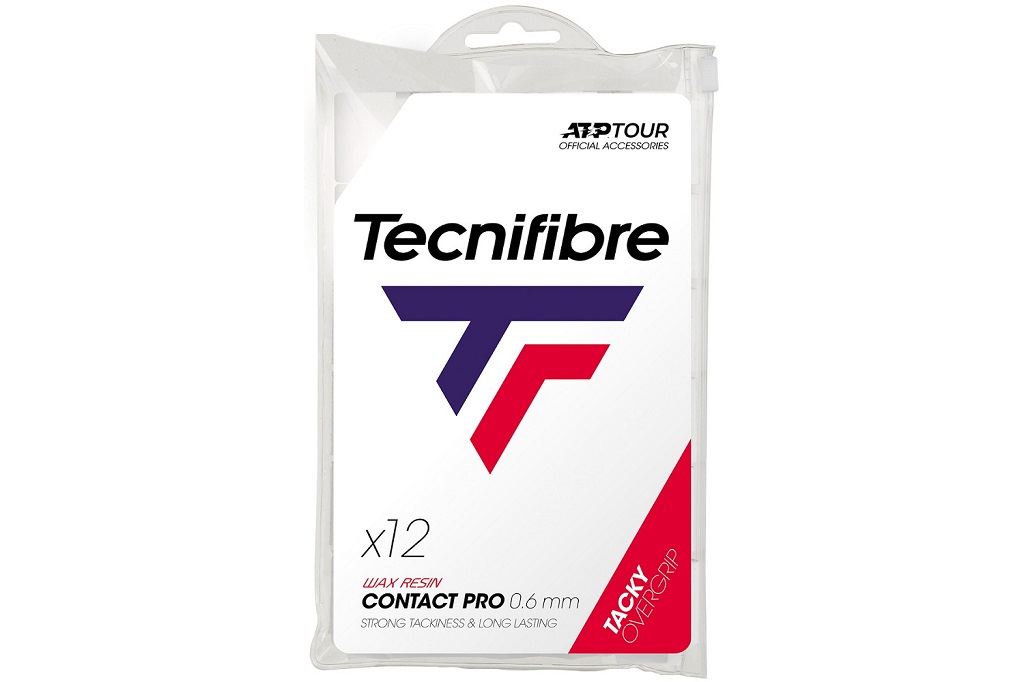 Намотка Tecnifibre Contact Pro White 12 штук (белый)