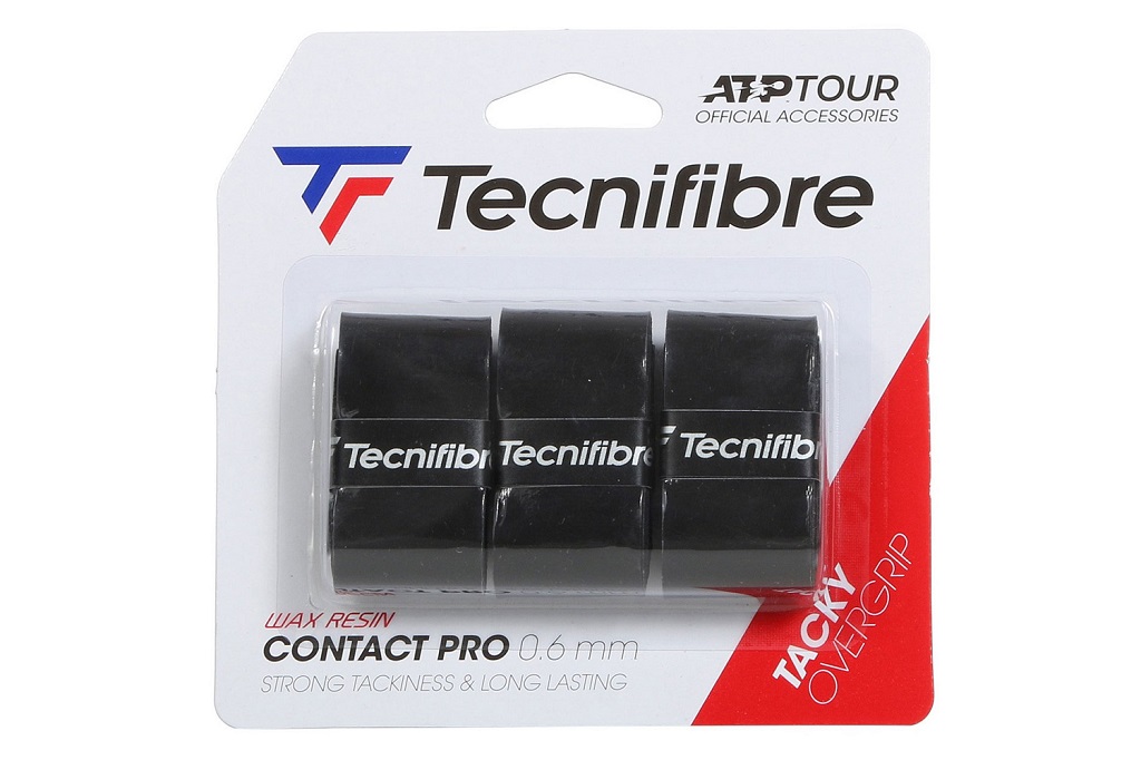 Намотка Tecnifibre Contact Pro Black 3 штуки (черный)