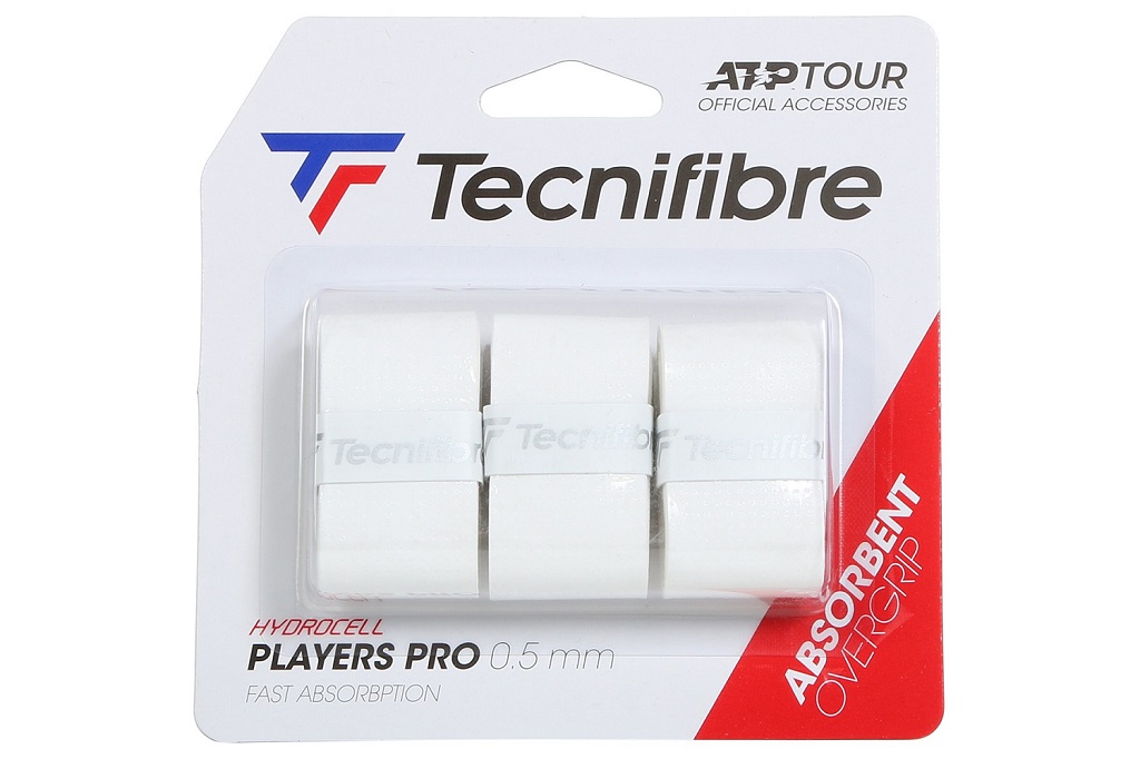 Намотка Tecnifibre Players Pro White 3 штуки (белый)