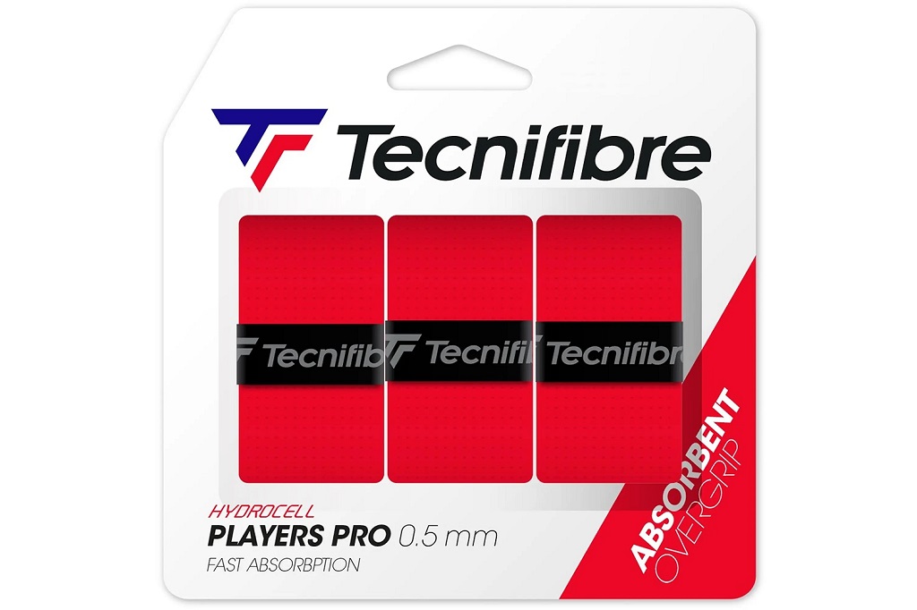 Намотка Tecnifibre Players Pro Red 3 штуки (красный)