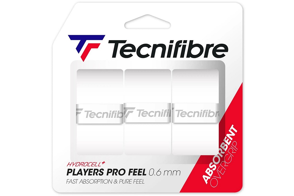 Намотка Tecnifibre Players Pro Feel 3 штуки (белый)
