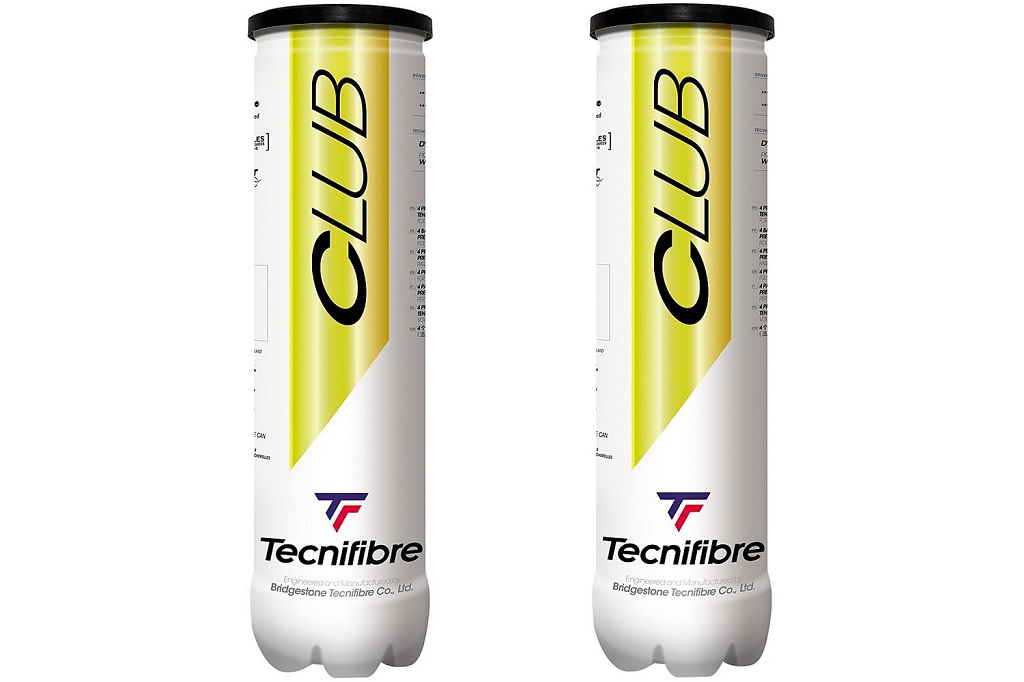 Теннисные мячи Tecnifibre Club (2х4 шт. в тубе)