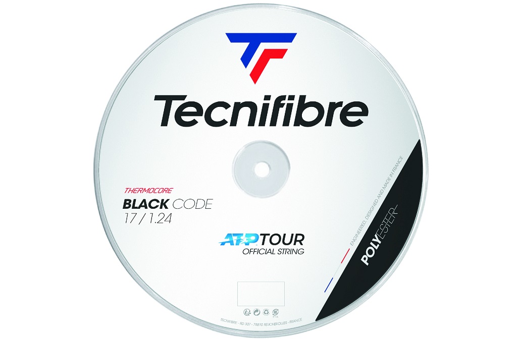 Теннисная струна Tecnifibre Black Code (200 м), чёрный