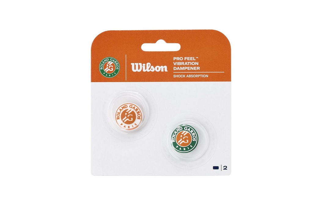 Виброгаситель Wilson Roland Garros Dampeners, оранжевый/зеленый