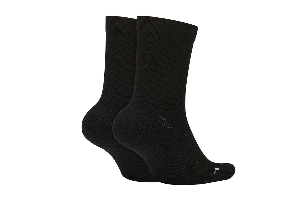 Носки спортивные Nike Court Multiplier Crew Cushioned, 2 пары (черный)