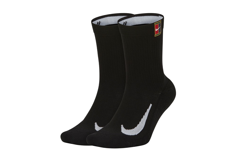 Носки спортивные Nike Court Multiplier Crew Cushioned, 2 пары (черный)