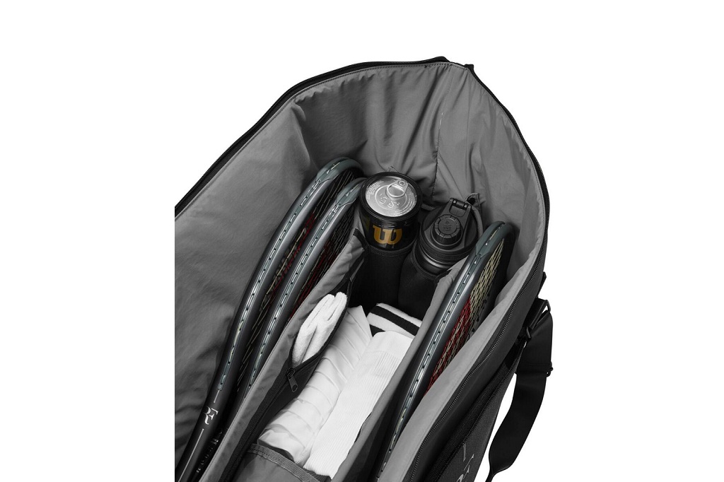 Сумка теннисная Wilson RF Practice Racket Bag 6 Pack (черный)