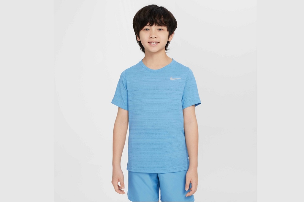 Футболка для мальчиков Nike Dri-Fit Miler (голубой)