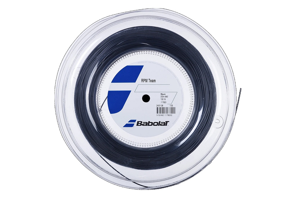 Теннисная струна Babolat RPM Team 1,25 (200 м), черный