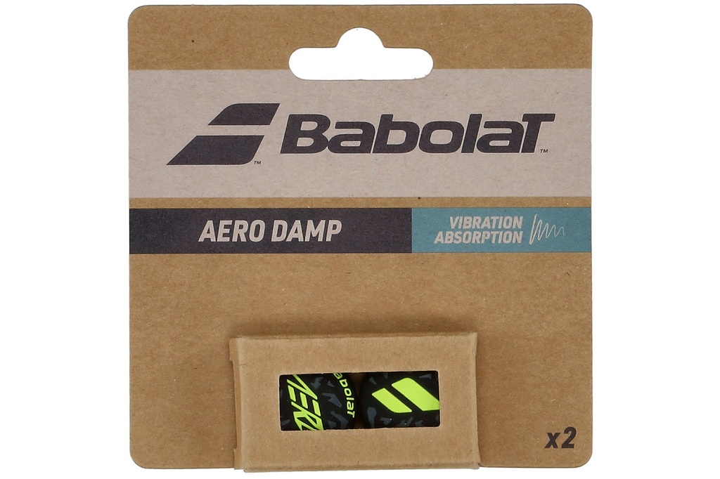 Виброгаситель Babolat Aero Damp 2 шт (серый/желтый)