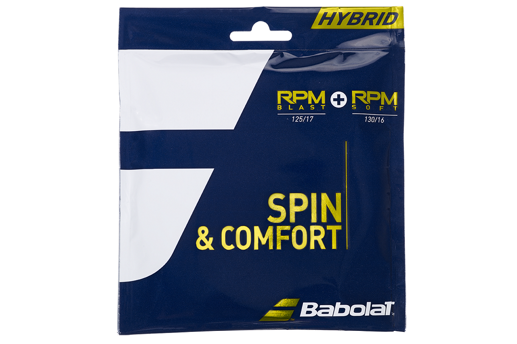 Теннисная струна Babolat HYBRID RPM Blast 125 + RPM Soft 130
