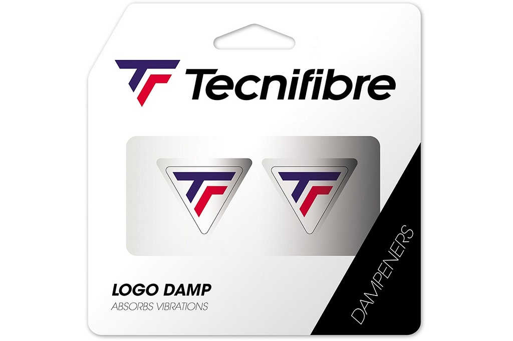 Виброгаситель Tecnifibre Logo Damp Tricolore, 2 шт (белый)