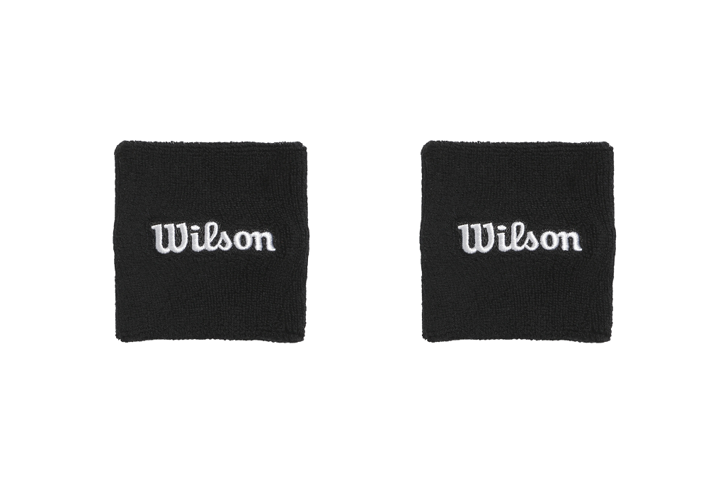 Напульсники Wilson U Wilson Wristbands (черный), 2 шт