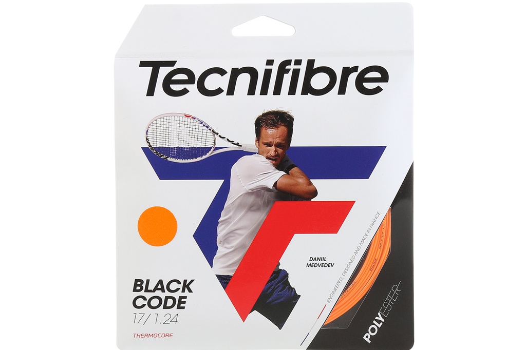 Теннисная струна Tecnifibre Black Code (12,2 м), оранжевый