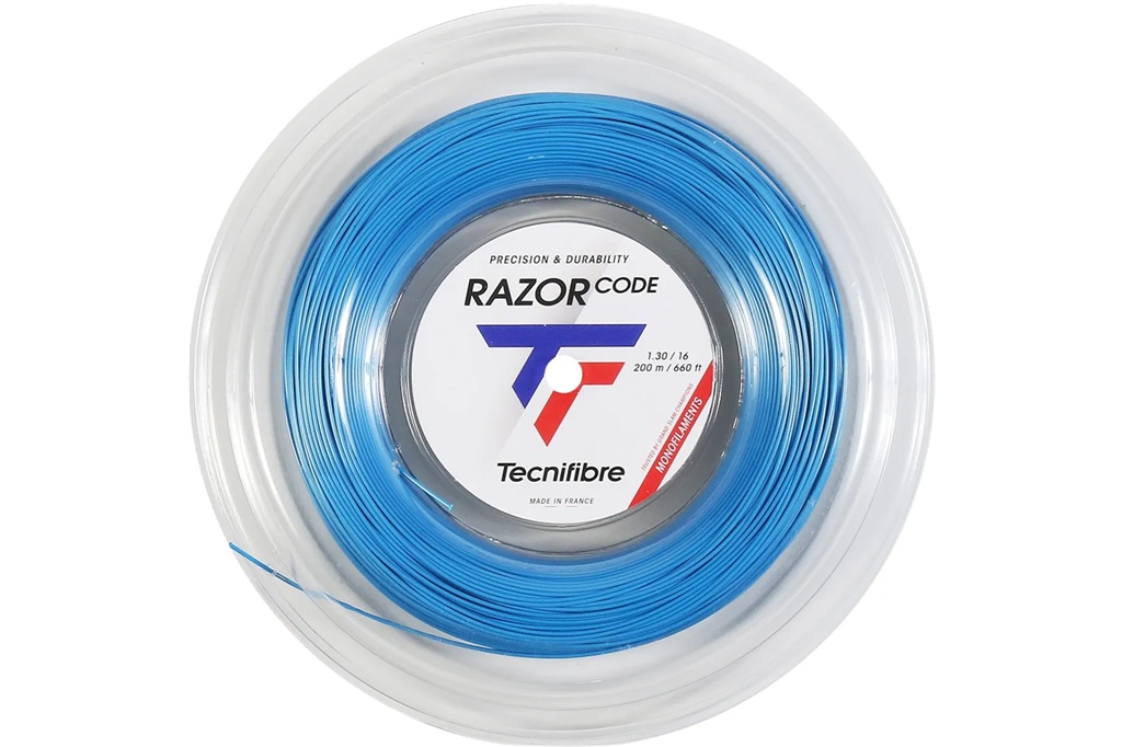 Теннисная струна Tecnifibre Razor Code (200 м), голубой