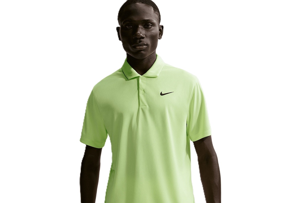 Футболка мужская Nike Court Dri-Fit Polo Blade Solid (салатовый)