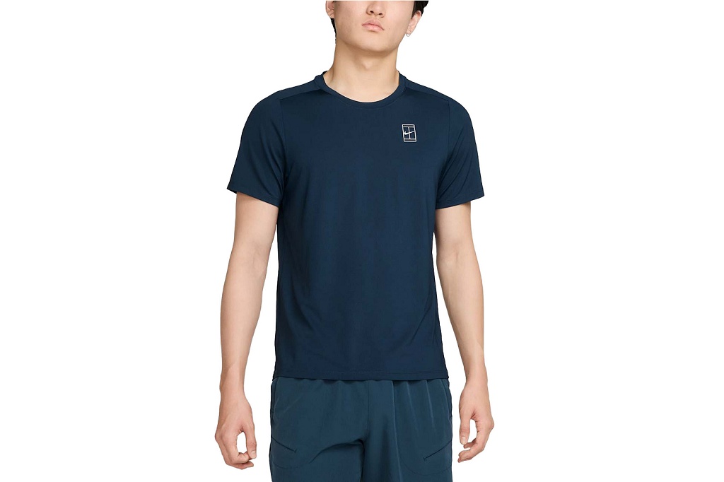 Футболка мужская Nike Court Dri-Fit Advantage (тёмно-синий)