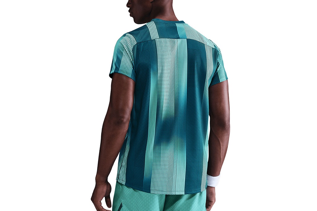 Футболка мужская Nike Court Dri-Fit Victory (синий/зеленый)