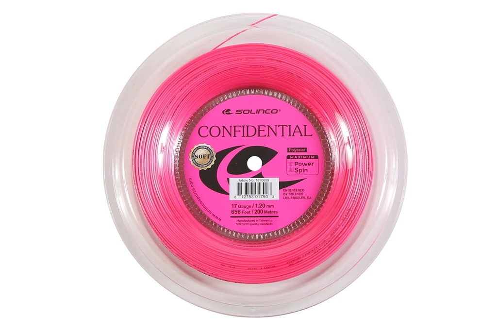 Теннисная струна Solinco Confidential Soft (200 м)