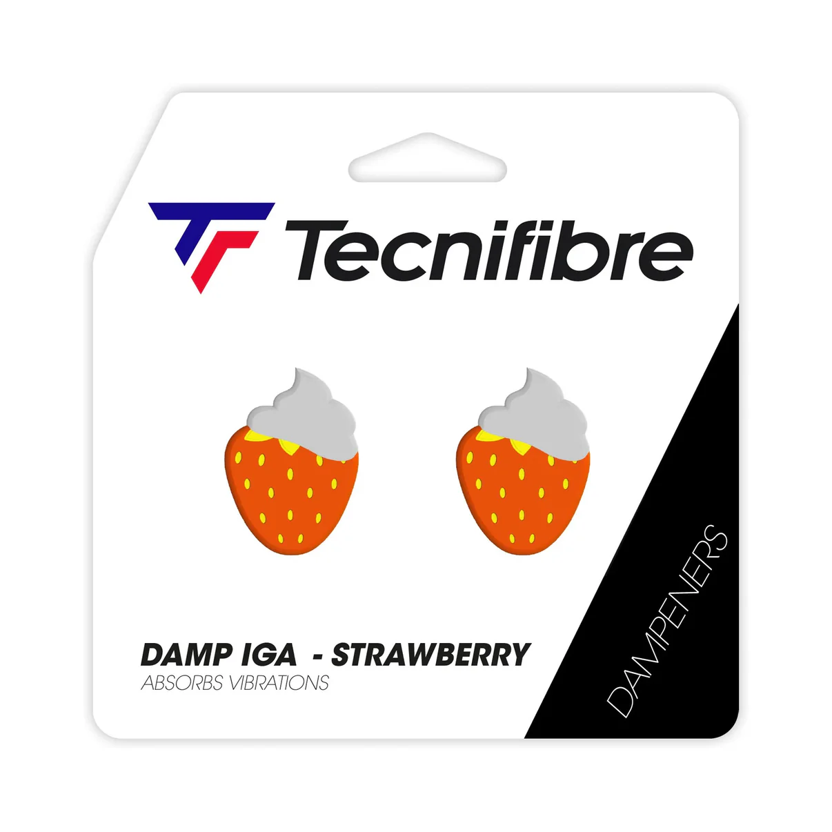 Виброгаситель Tecnifibre Damp Iga Strawberry, 2 шт (оранжевый)