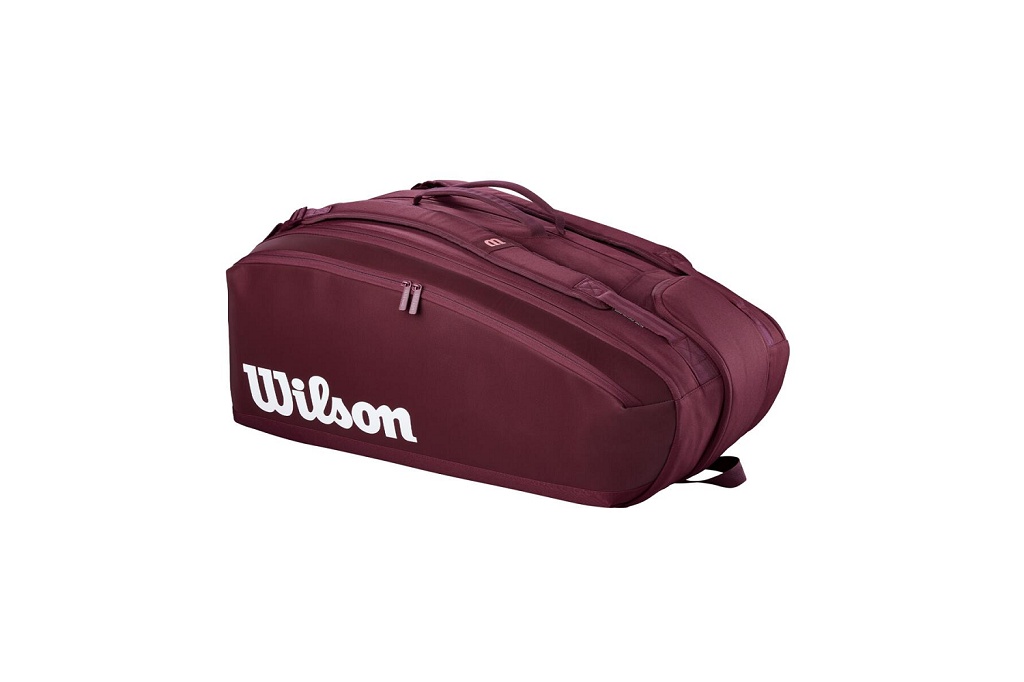 Сумка теннисная Wilson Defyer v1.0 15 Pack (бургунди)