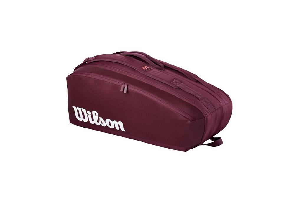 Сумка теннисная Wilson Defyer v1.0 9 Pack (бургунди)