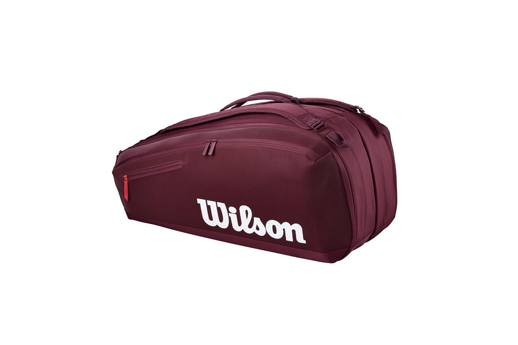 Сумка теннисная Wilson Defyer v1.0 9 Pack (бургунди)