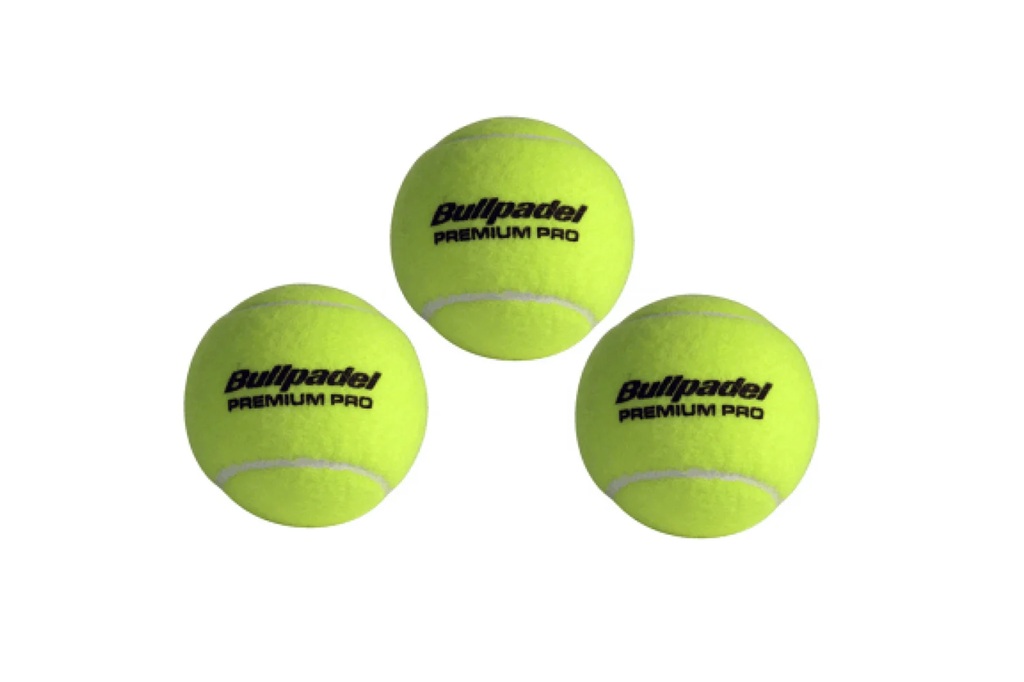 Мячи для падел тенниса BULLPADEL PREMIUM PRO (3 мяча в тубе)