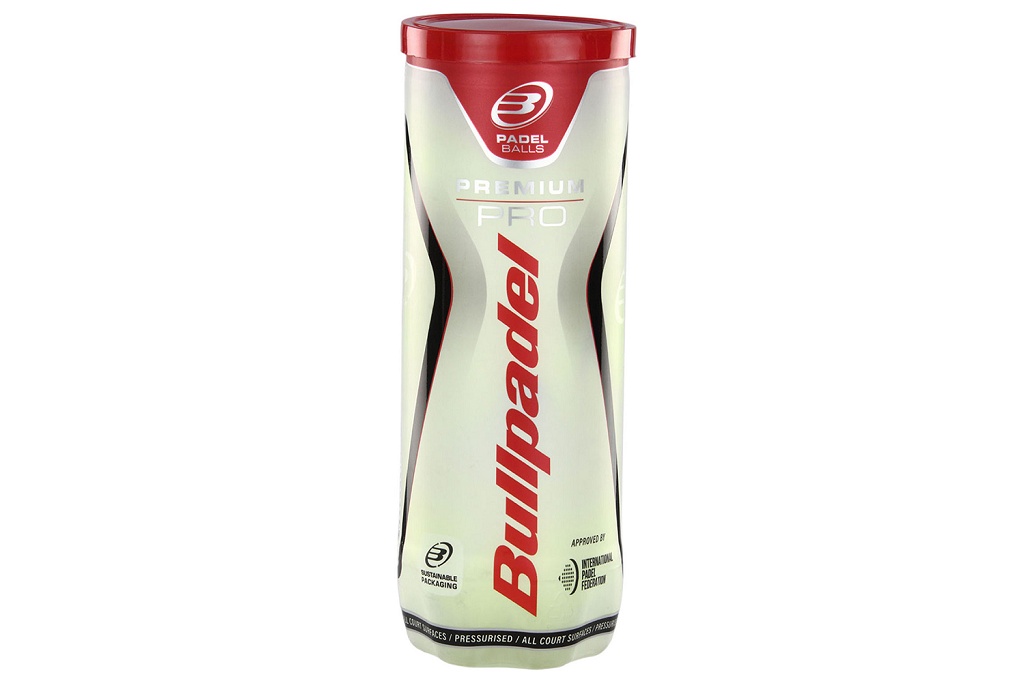 Мячи для падел тенниса BULLPADEL PREMIUM PRO (3 мяча в тубе)