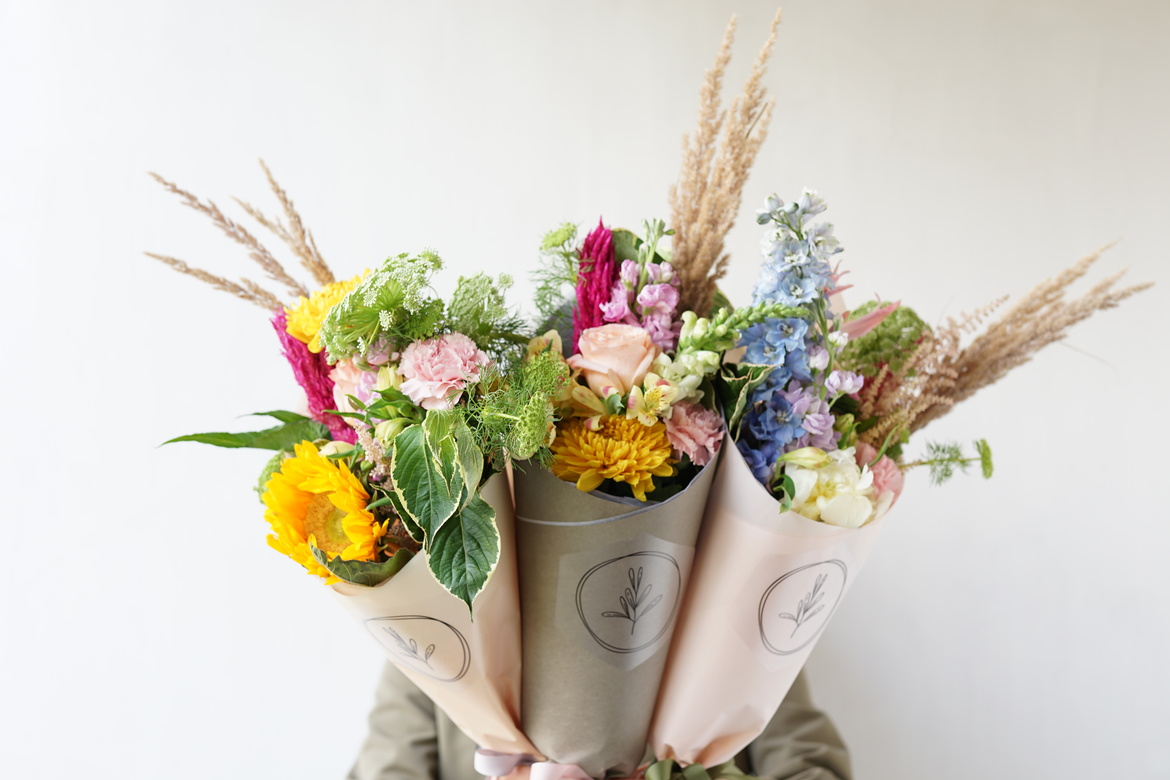 Цветочный кулечек