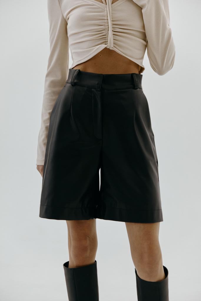 Бермуды кожаные «GARCON»