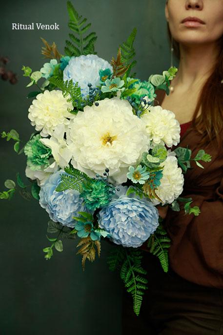 Композиция на металлических ножках " Вольтер "  высота 20 см/ длина 45см