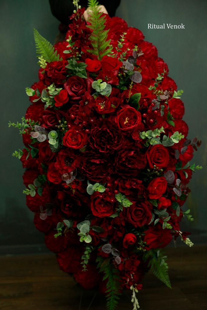 Ритуальный венок "Ария" высота 105 см