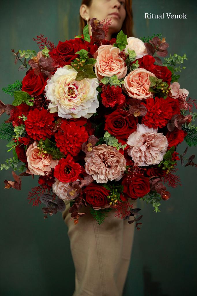 Траурный венок "Агат", диаметр 55 см