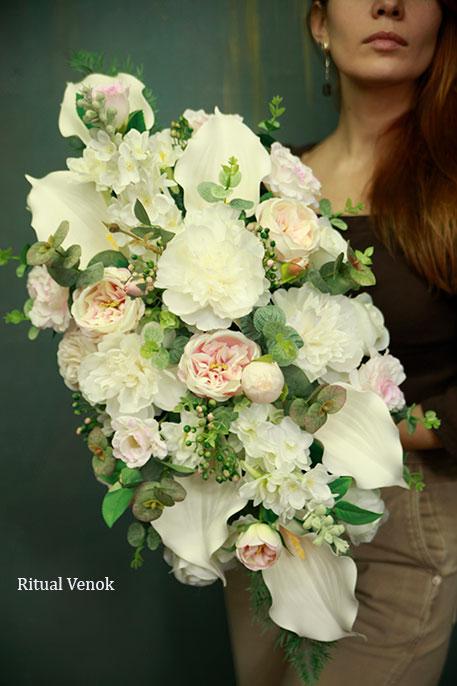 Композиция  ритуальная  "Пандора" :  длина 70 см, ширина 40 см