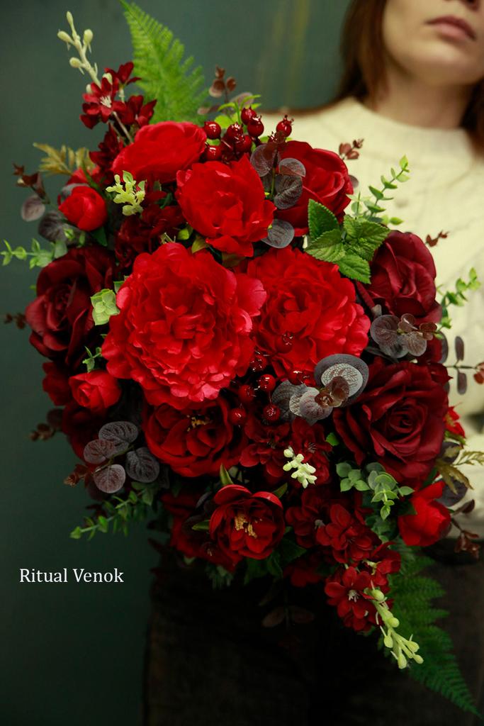 Композиция  на металлических ножках "Пандора" :  длина 60 см, ширина 35 см