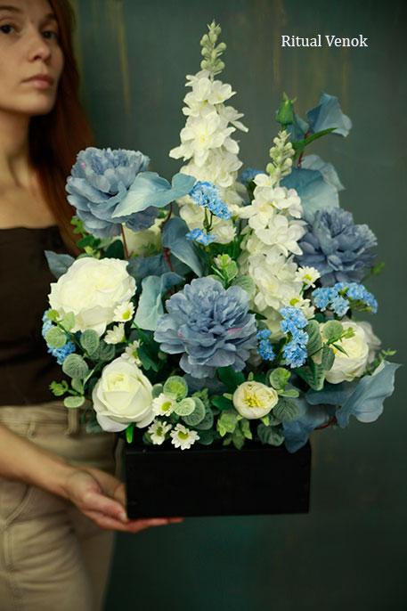 Композиция premium "Астер",   высота 50 см\ ширина 35см