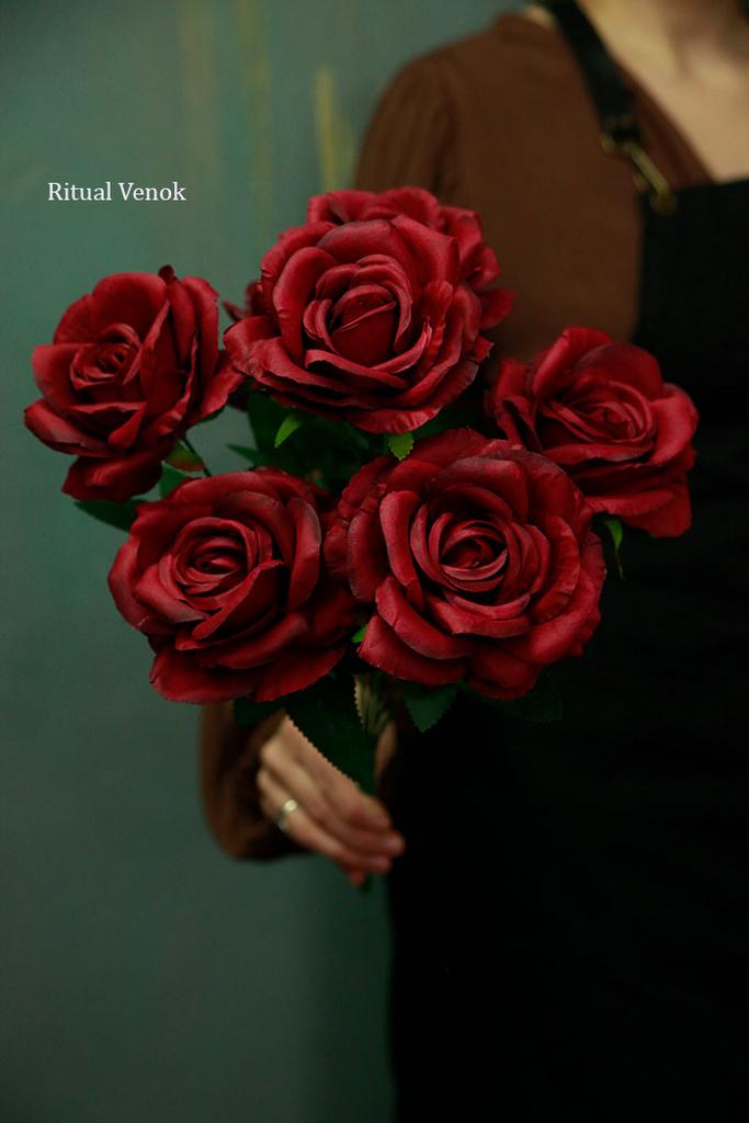 Букет Роз " Бордо"