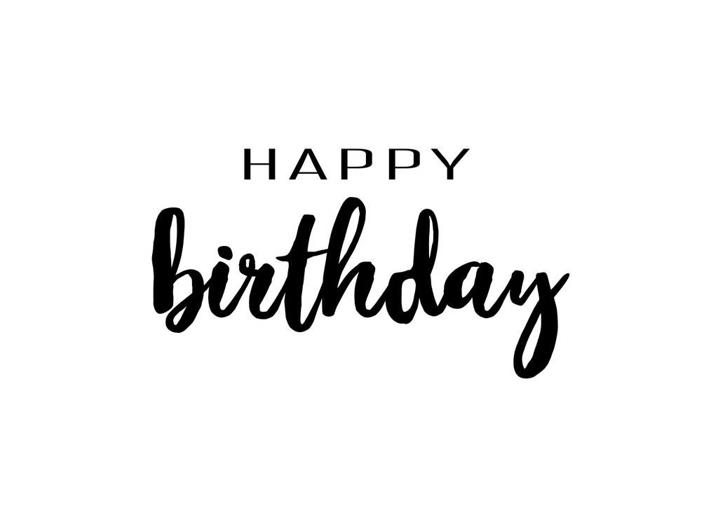 Открытка "Happy birthday" 2