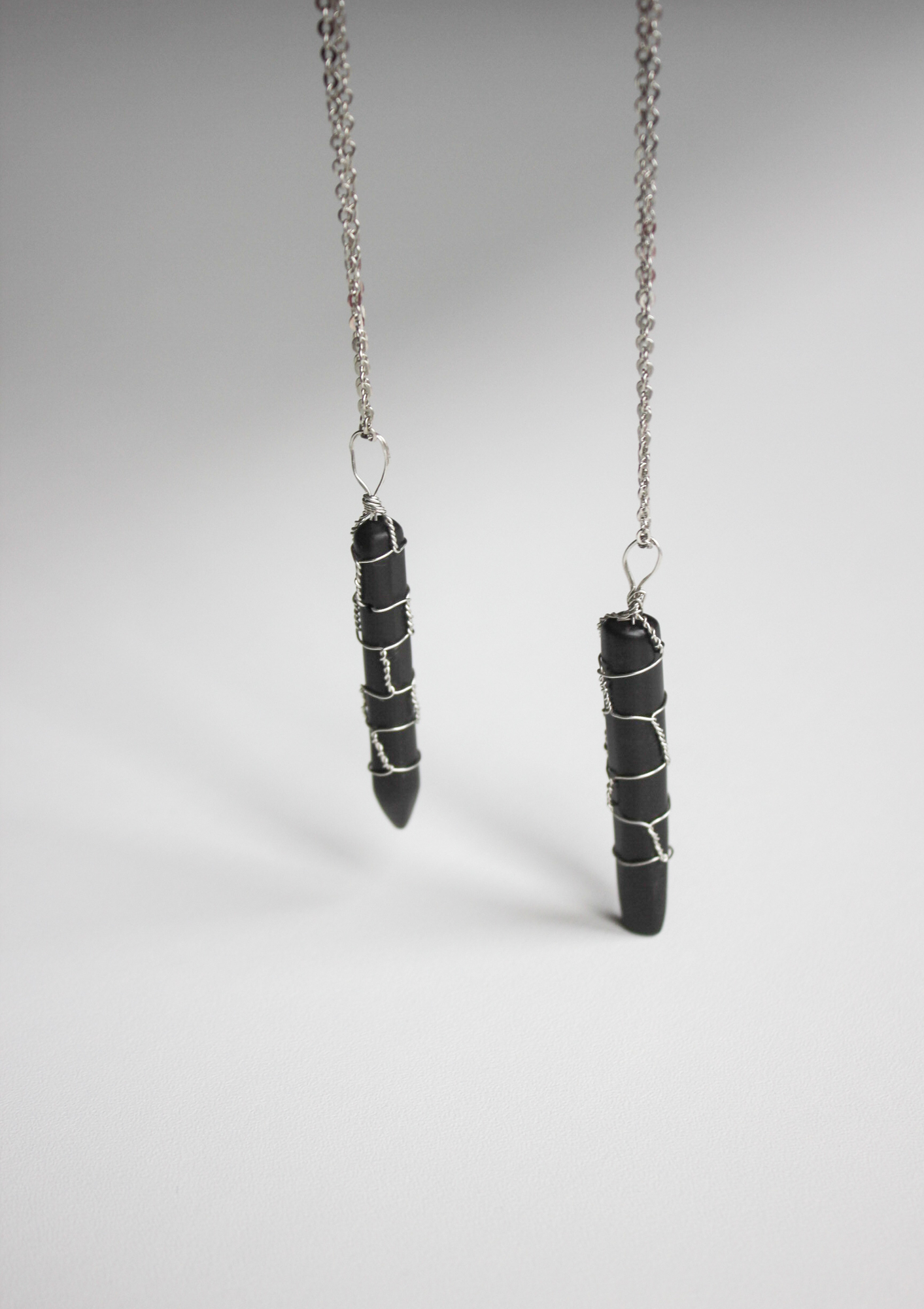 Кулон - Черная яшма